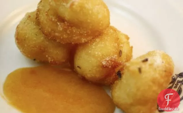 Die sechste Nacht von Chanukka: Beignets mit Lavendelzucker und einem