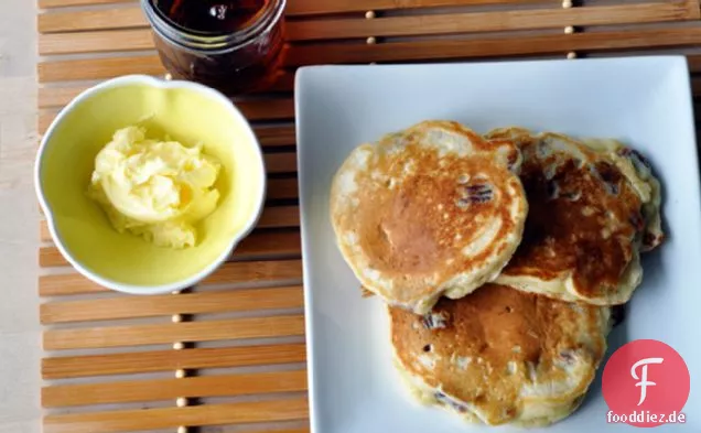 Bananen-Pekannuss-Pfannkuchen