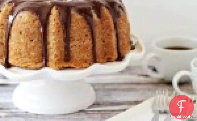 Banana Bundt Kuchen Mit Schokolade Ganache