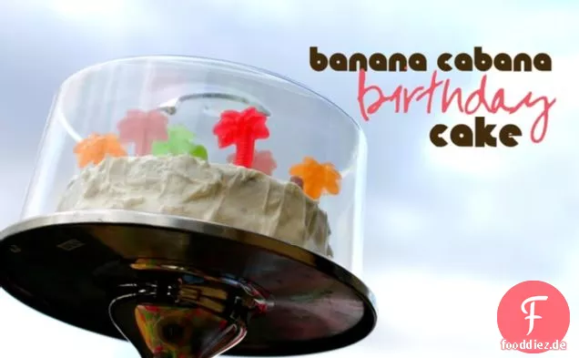 Banana Cabana Geburtstagstorte