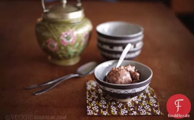 Choc-a-block Choc Bananen Pudding Eis