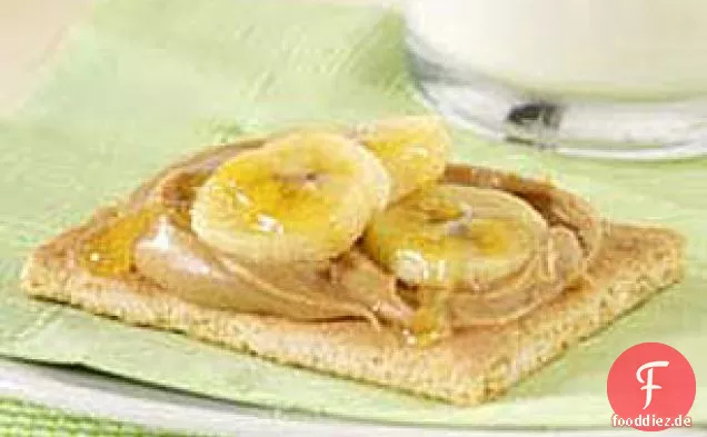 Erdnussbutter und Banane 