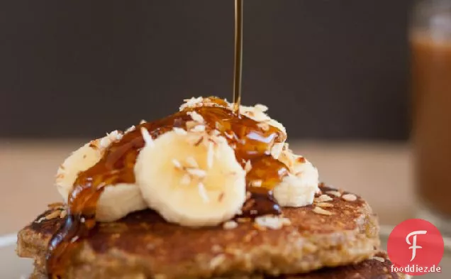 Glutenfreie Bananen-Hafer-Pfannkuchen