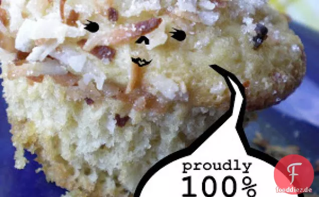 Kokos- und Bananencreme-Muffins