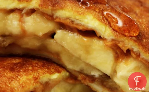 Banane gefüllte French Toast Rezept