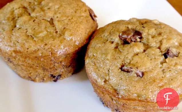 Bananen-Espresso-Schokoladen-Chip-Muffins
