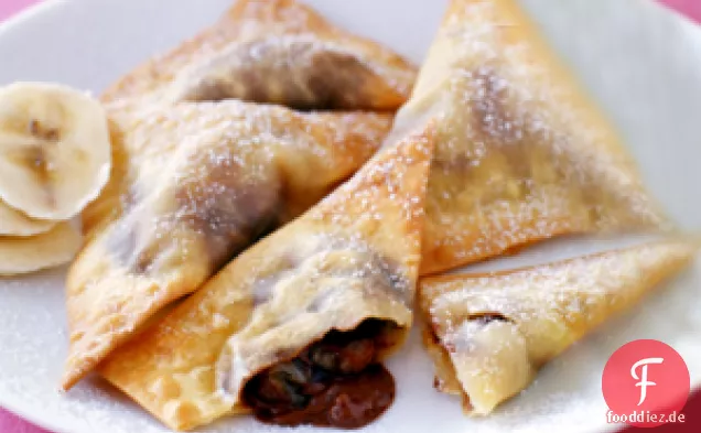 Weight Watchers Schokolade-Banane Wontons