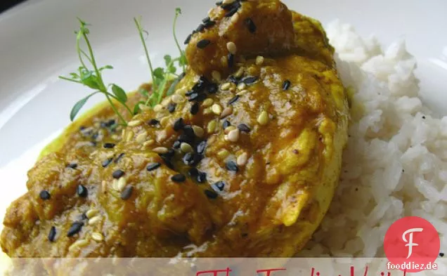 Bananen-Curry-Huhn