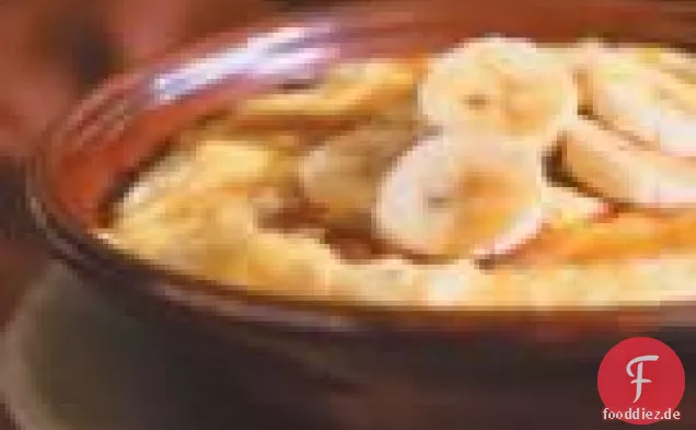 Polentina Mit Bananen Und Ahornsirup
