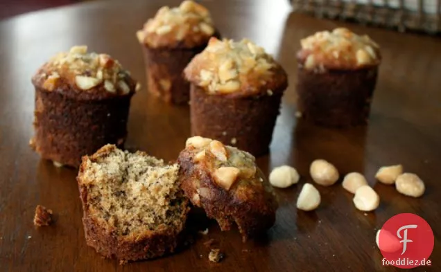 Bananen-Macadamianuss-Muffins