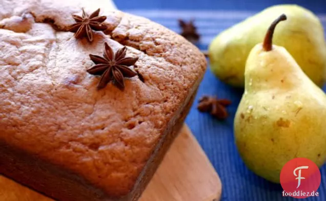 Weiches & süßes Bananen-Birnenbrot