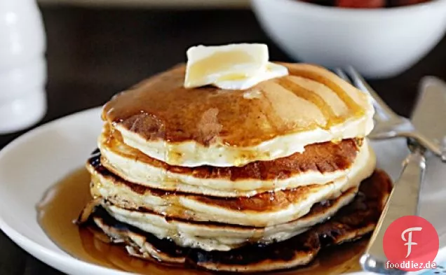 Bananen-Sauerrahm-Pfannkuchen