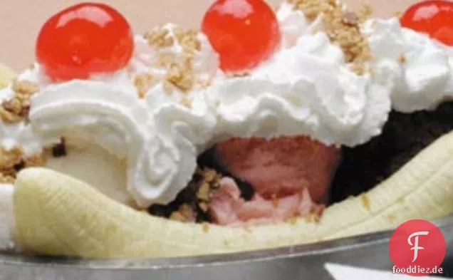 Der Bananenboot-Eisbecher
