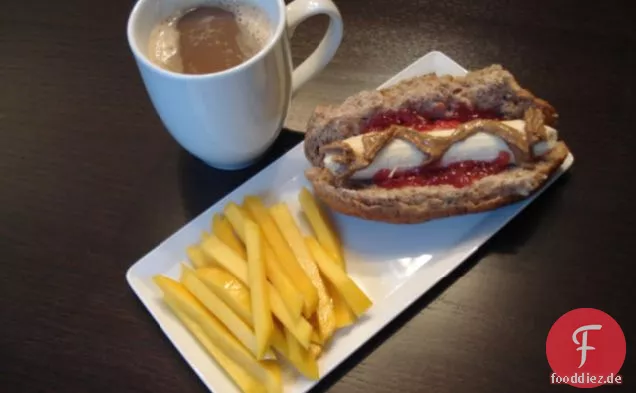 Banane Hot Dog + Pommes Frites
