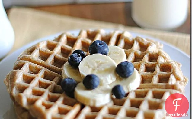 Vollkorn-Bananen-Waffeln