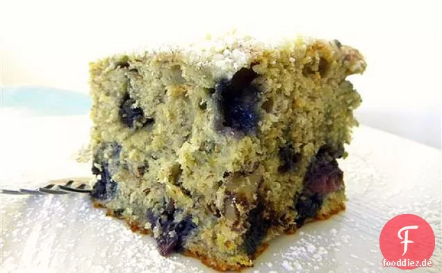 Blaubeer-Bananen-Kaffee-Kuchen