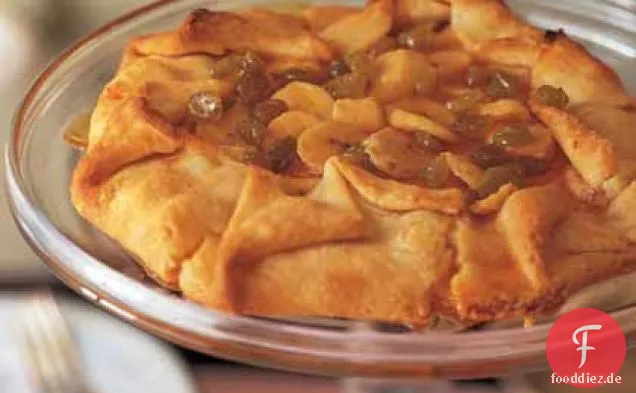 Einfache Karamell-Bananen-Galette