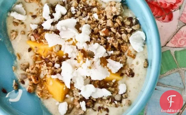 Banane Mango Teig Junge Smoothie