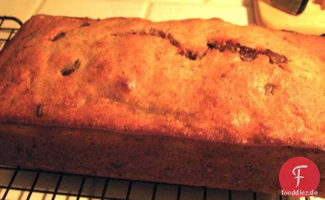 Einfaches Banana Chocolate Chip Brot Rezept