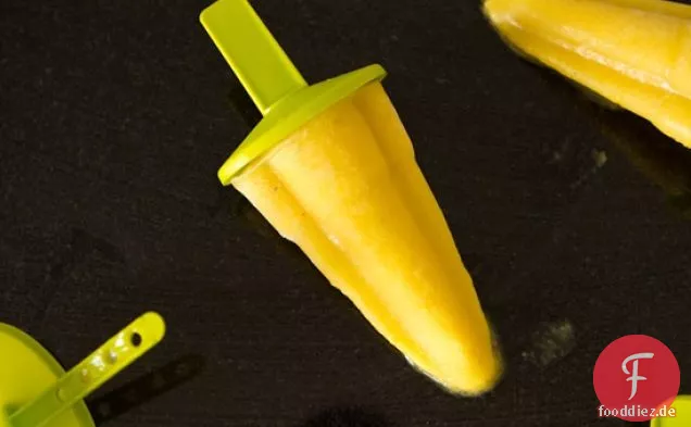 Tropische Mango-Bananen-Eis Am Stiel