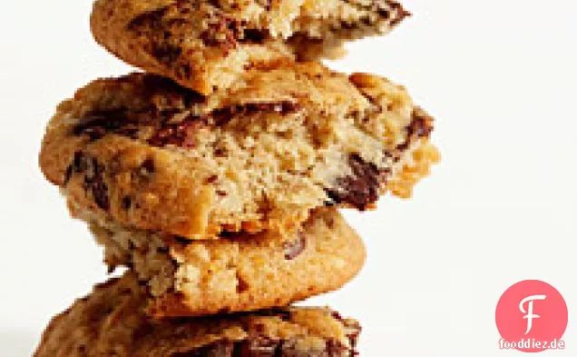 Banane-Walnuss Schokolade Chunk Cookies