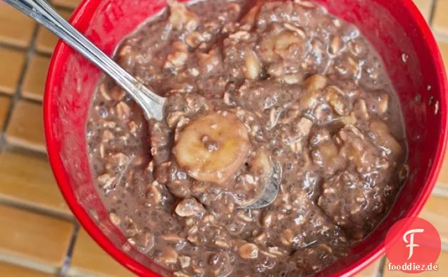 Johannisbrot Banane Chia Vegan Übernachtung Hafer
