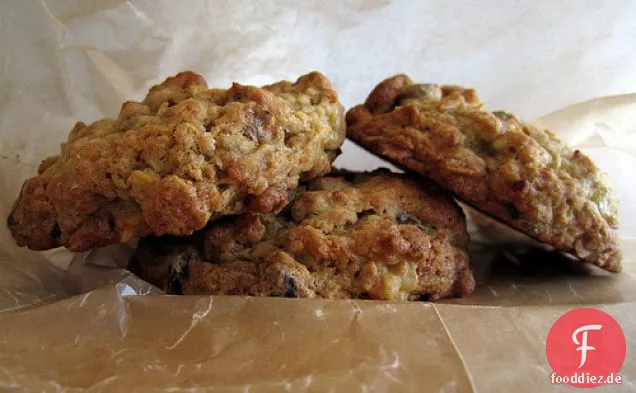 Bananenbrot Walnuss Schokolade Chip Cookies