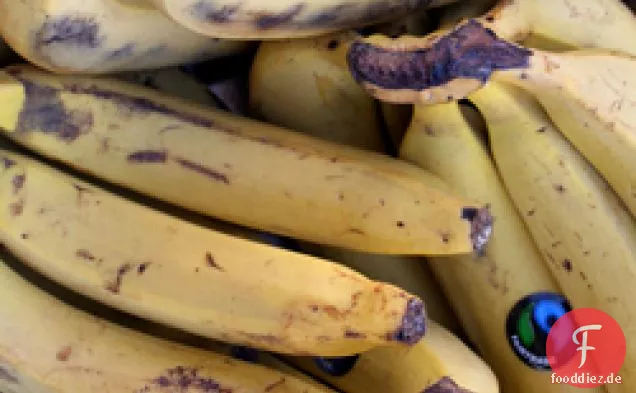Banane Schokolade Chip Upside-down Kuchen