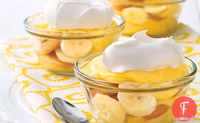 Individuelle Banana Pudding