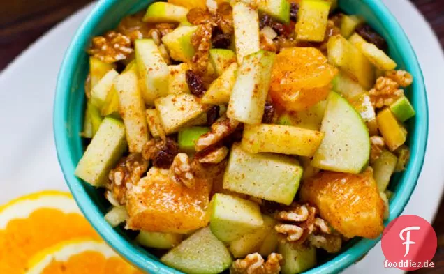 Herbstferien Obstsalat: Apfel Zitrus Zimt