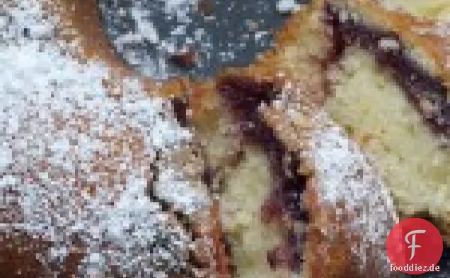 Schwarze Kirsche Saure Sahne Kaffee Kuchen