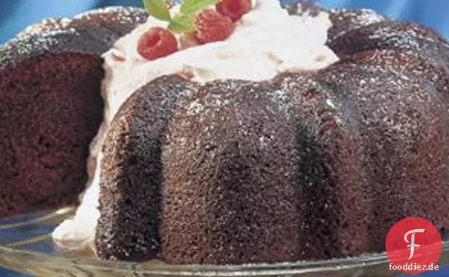 Schokolade Himbeere Pfund Kuchen
