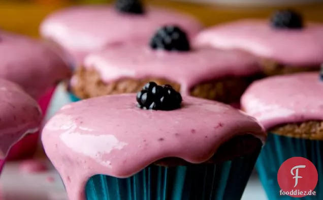 Blackberry Vanille Cupcakes