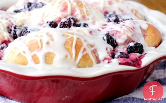Blackberry Frischkäse Süße Brötchen