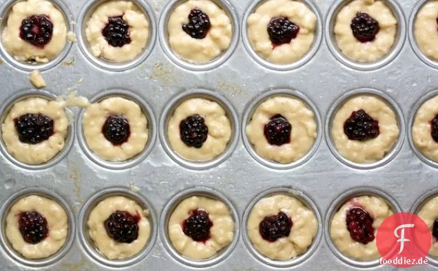 Mundgerechte Brombeerkuchen