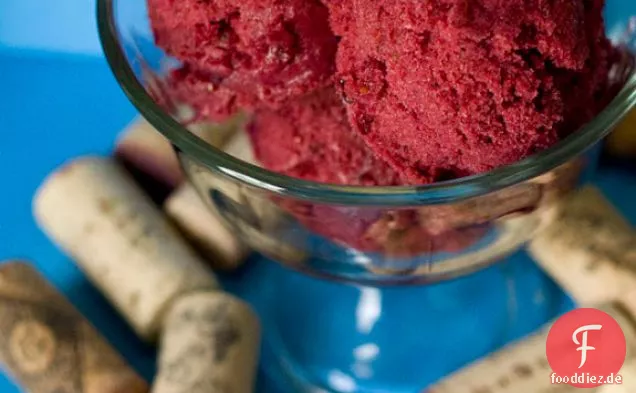 Brombeer-Cabernet-Sorbet