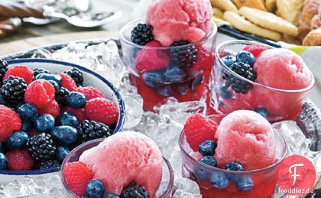 Blackberry Wein-Sorbet