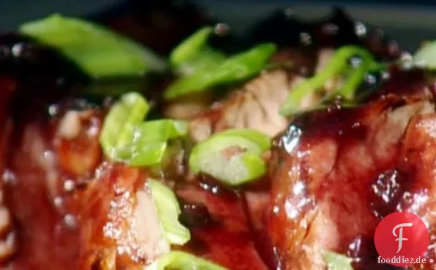 Blackberry Jalapeno glasiertes Schweinefilet