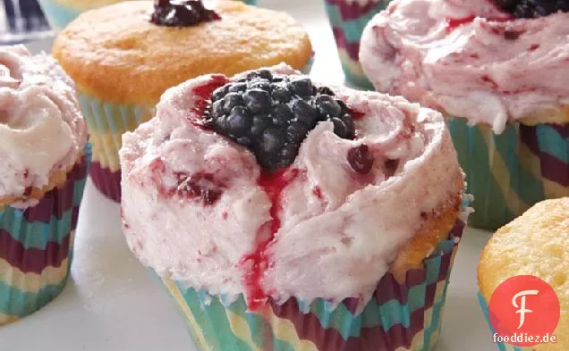 Blackberry Sommer-Cupcakes
