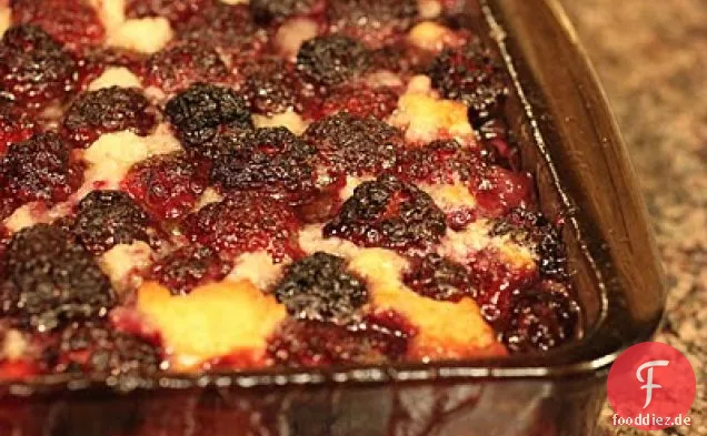 Traditionelle Blackberry Cobbler