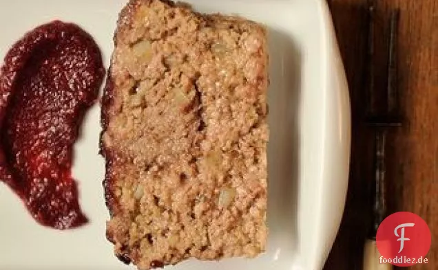 Hackbraten mit Brombeer-Barbecue-Sauce
