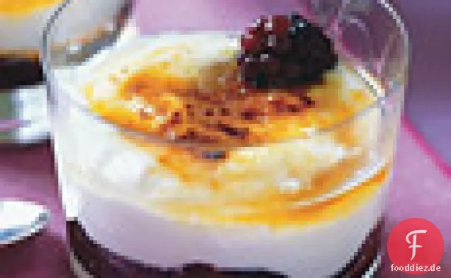 Balsamico-Brombeer-Crème Brûlée