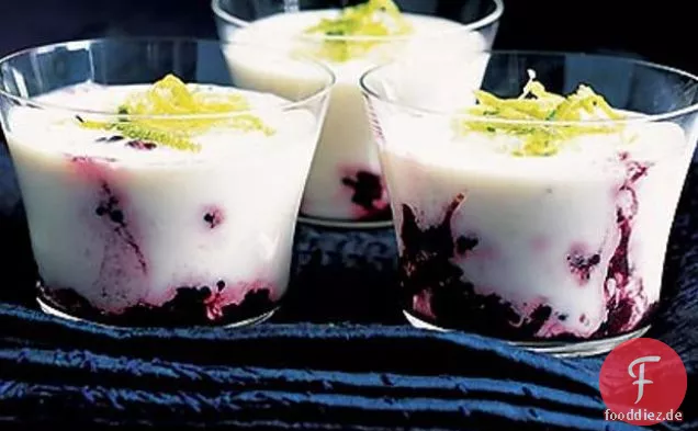 Blackberry & Lime Cremes