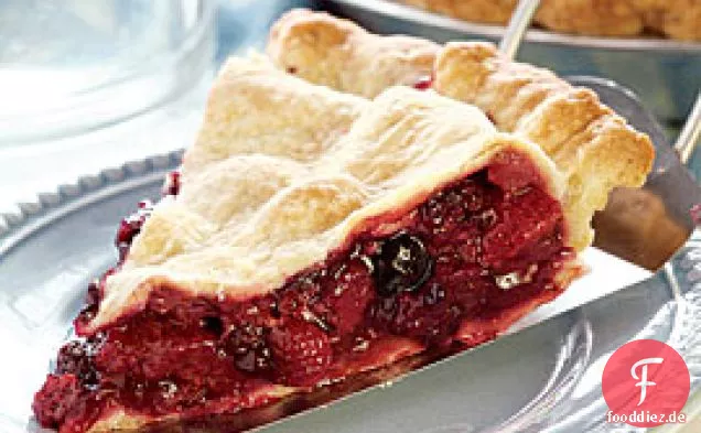 Doppel-Kruste-Jumble Berry Pie