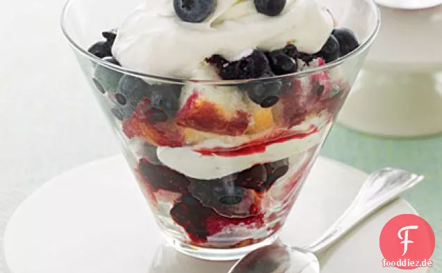 Berry-Lime-Angel Food Mini Kleinigkeiten