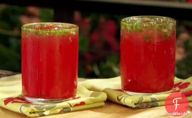 Electric Blood Orange Limeade mit Verworren Mint