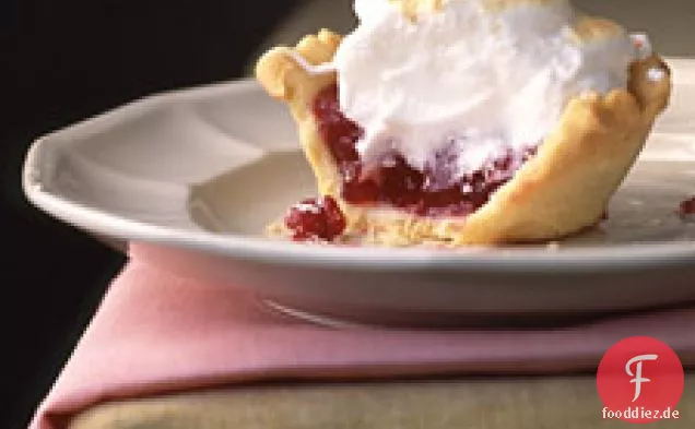 Mini Cranberry-Baiser-Torte