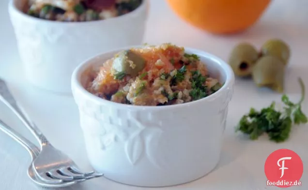 Hirse-Tabouli Mit Cara Cara Orangen Und Grünen Oliven