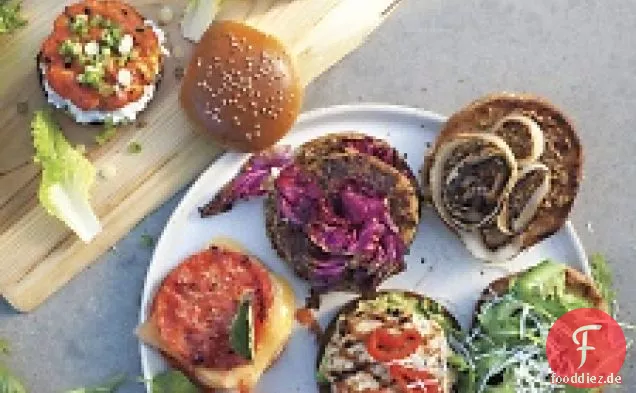 Lachsburger mit Joghurt-Tartar-Sauce