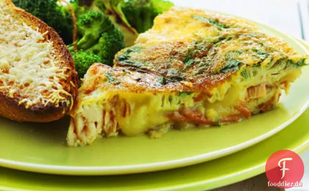 Lachs und Süßkartoffel-Frittata